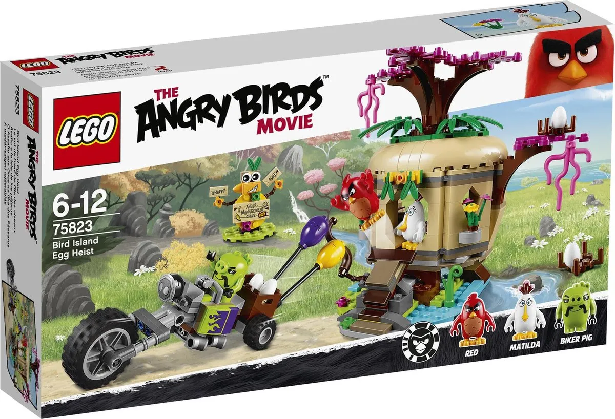 LEGO Angry Birds Bird Island Eierenroof 75823