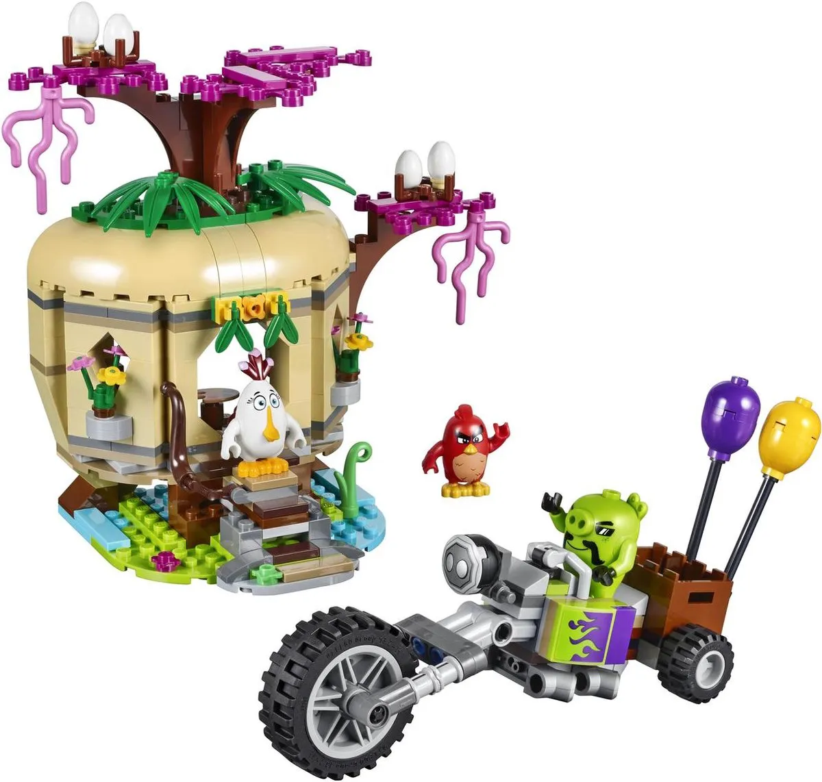 LEGO Angry Birds Bird Island Eierenroof 75823 - 277 Stukken