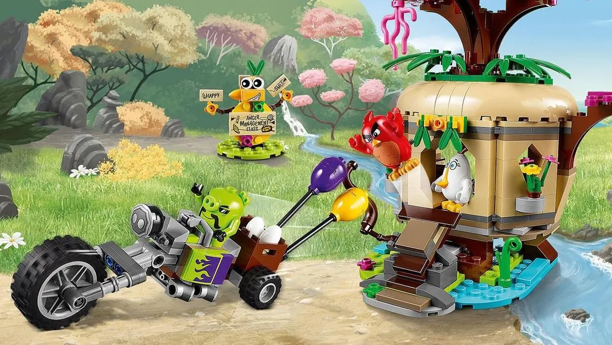 LEGO Angry Birds Bird Island Eierenroof 75823 - 277 Stukken