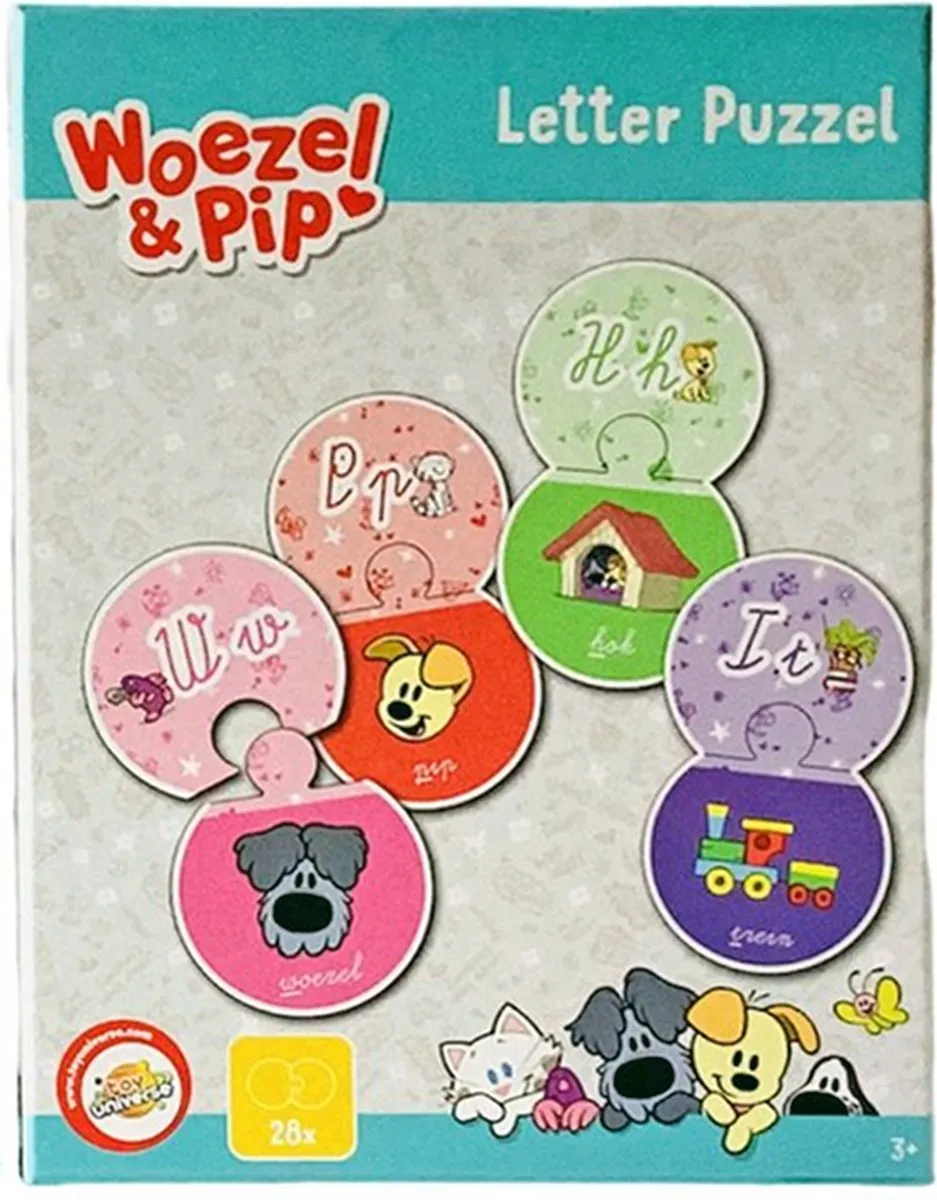 Toy Universe Woezel & Pip Letter Puzzel