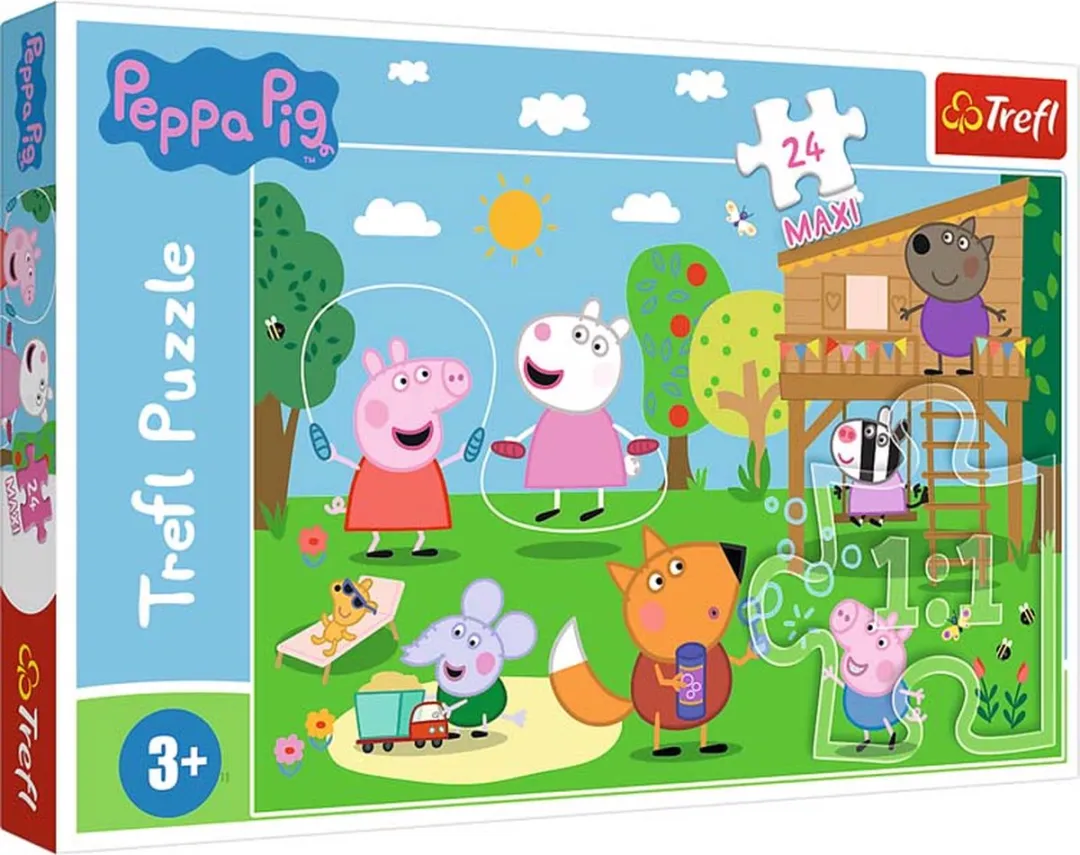 Trefl Peppa Pig Puzzel 24 Stuks - Meerkleurig