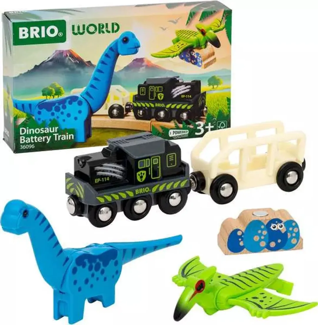BRIO World Dinosaur Battery Trein 63609600 - Multicolor