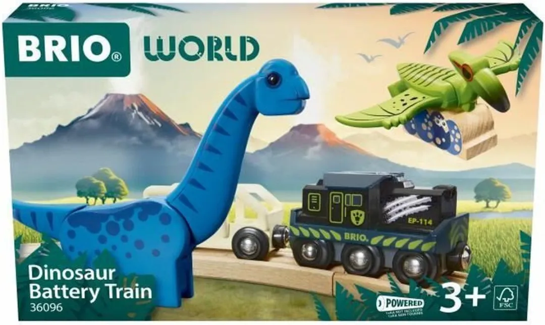 BRIO World Dinosaur Battery Trein 63609600 - Multicolor