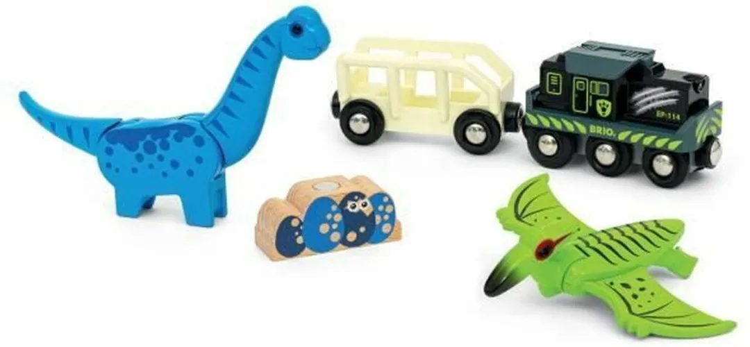 BRIO World Dinosaur Battery Trein 63609600 - Multicolor