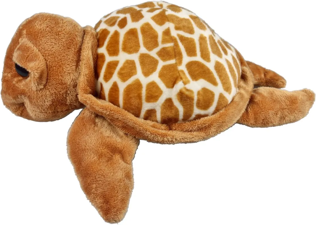 Unitoys - Grote bruine Schildpad 30cm - Knuffel