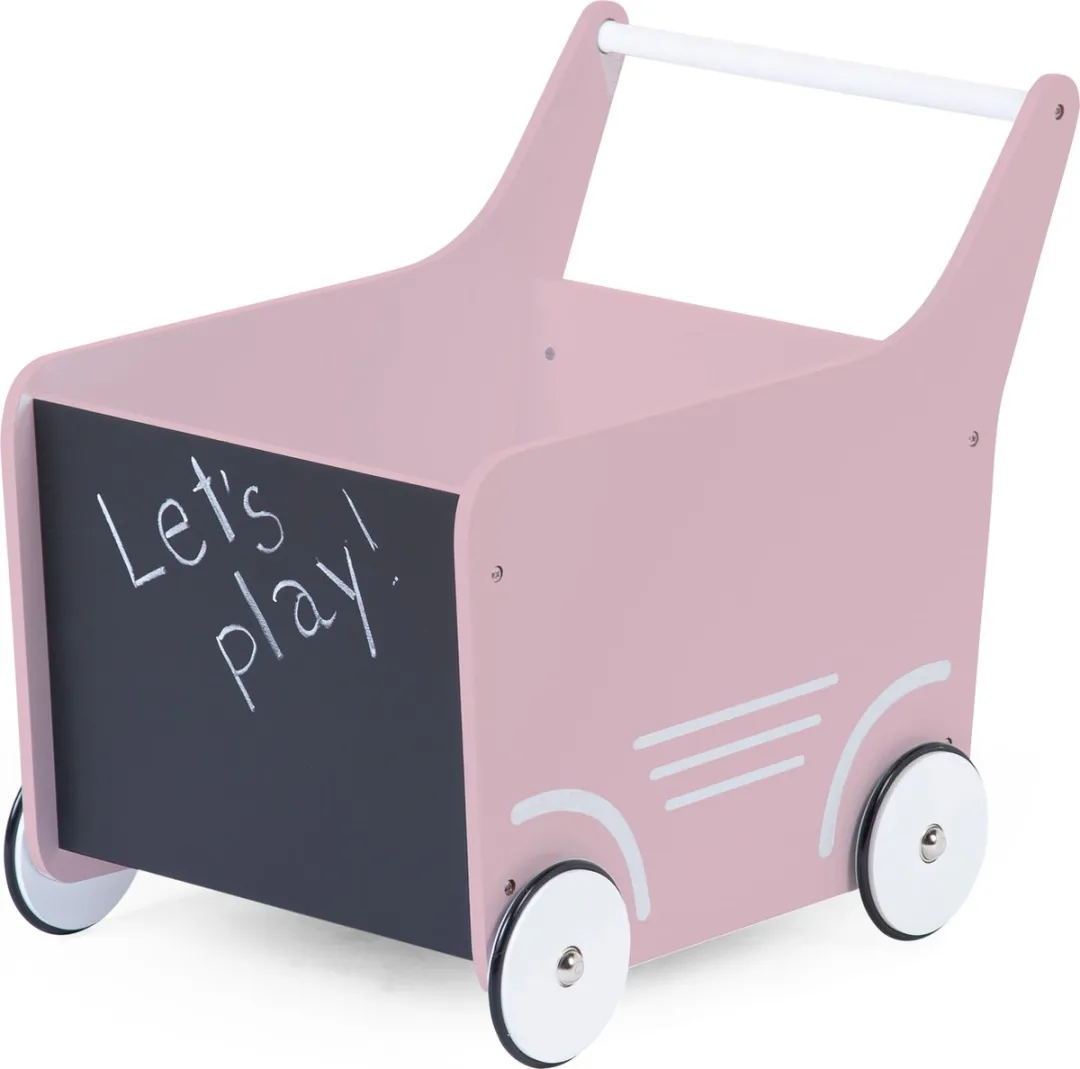 Childhome Loopwagen Hout Roze - afbeelding 6 van 6