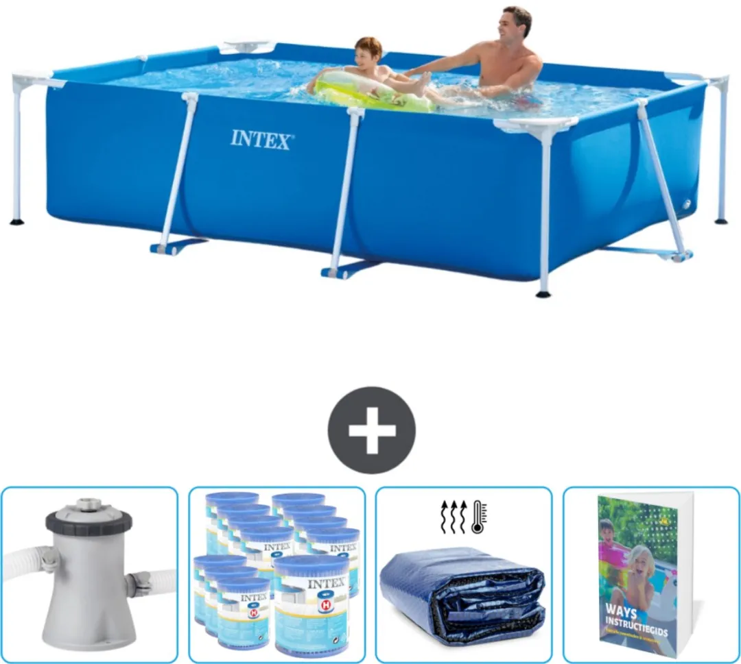 Intex Rechthoekig Frame Zwembad 260x160x65cm