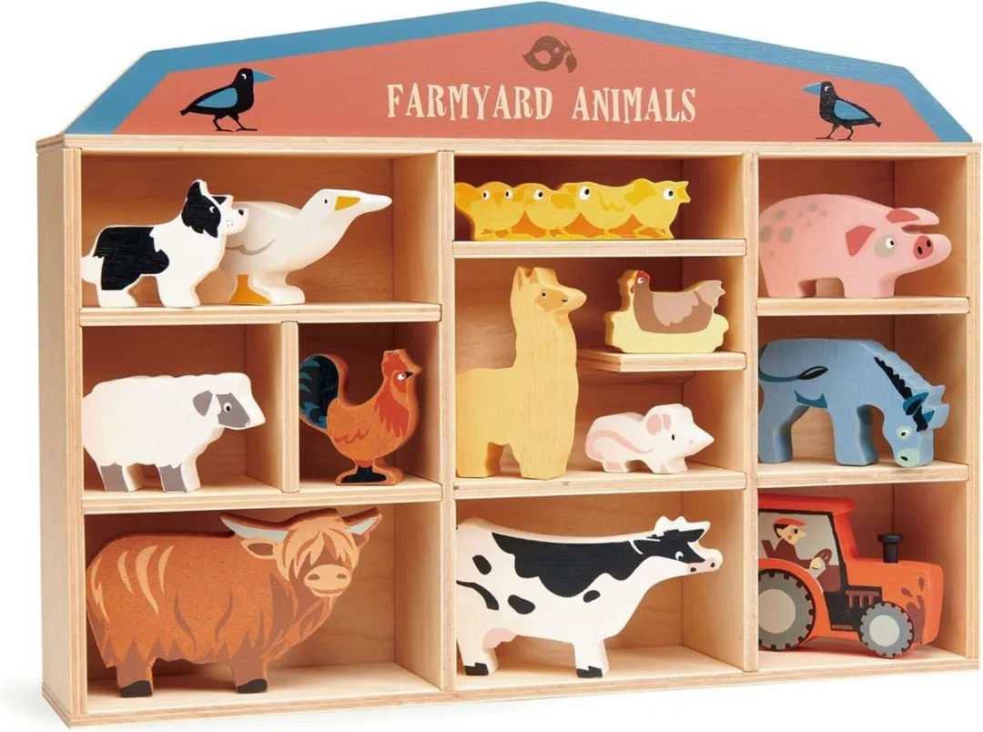 Tender Leaf Toys Boerderijdieren Houten Speelgoed