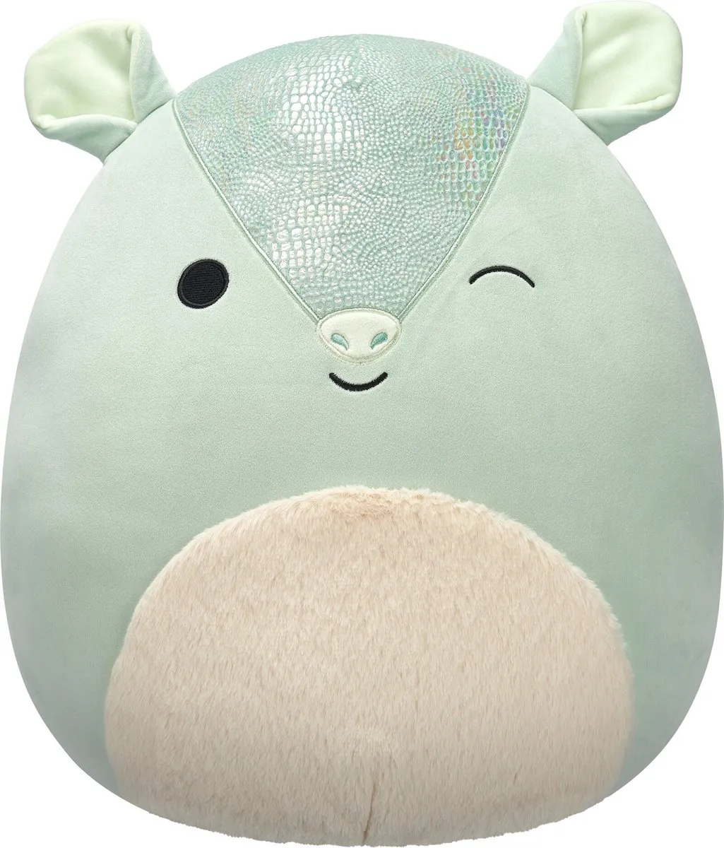 Squishmallows Arilla Winking Green Armadillo 40cm Pluche