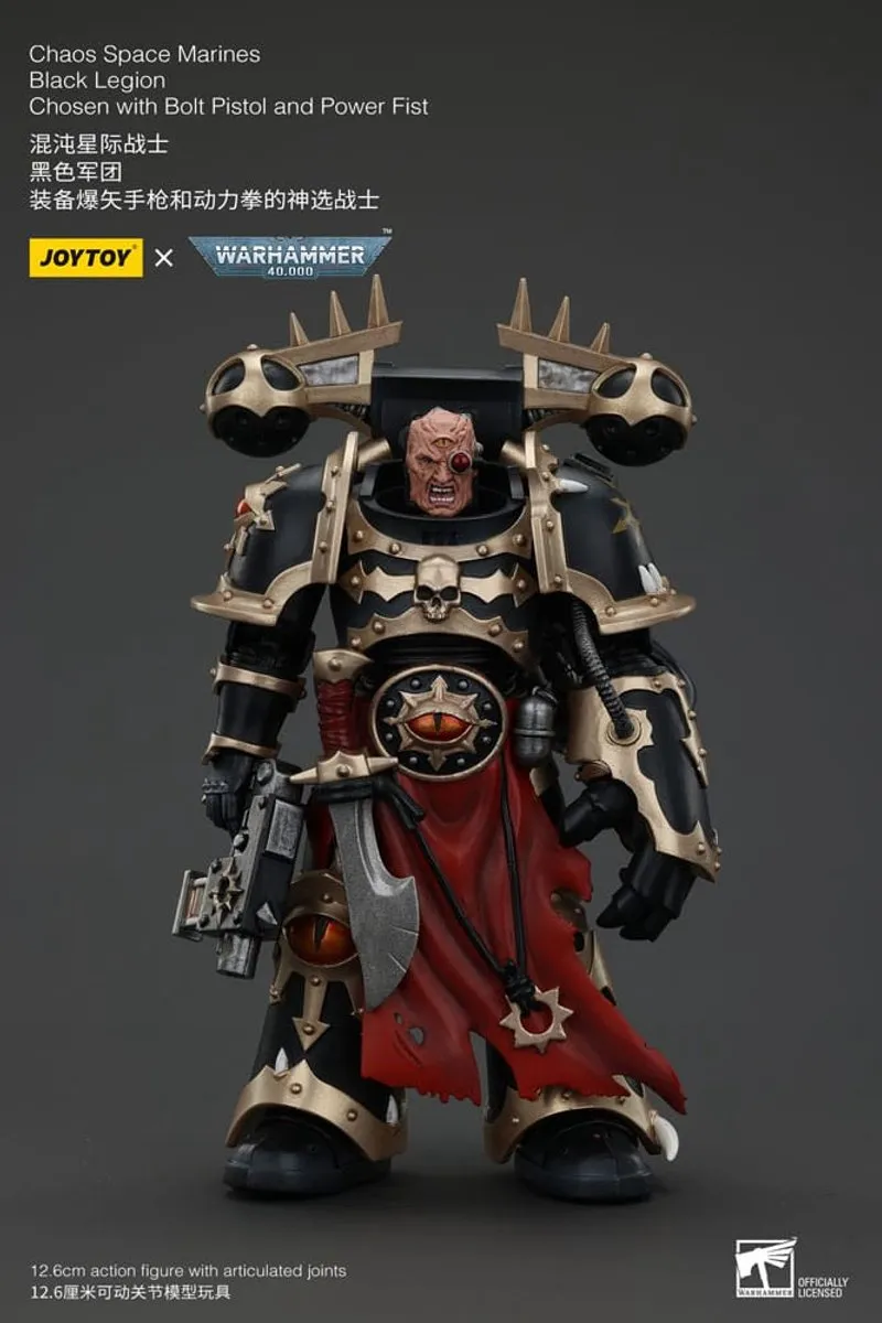 Joy Toy Warhammer 40k Chaos Space Marines Black Legion Chosen JT00966