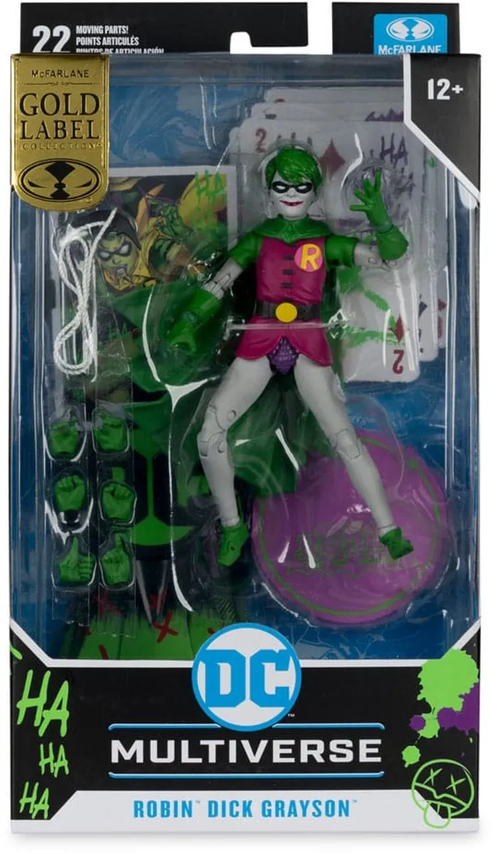 McFarlane Toys DC Multiverse Action Figure Robin (Jokerized) Gold Label MCF17592 - 18cm