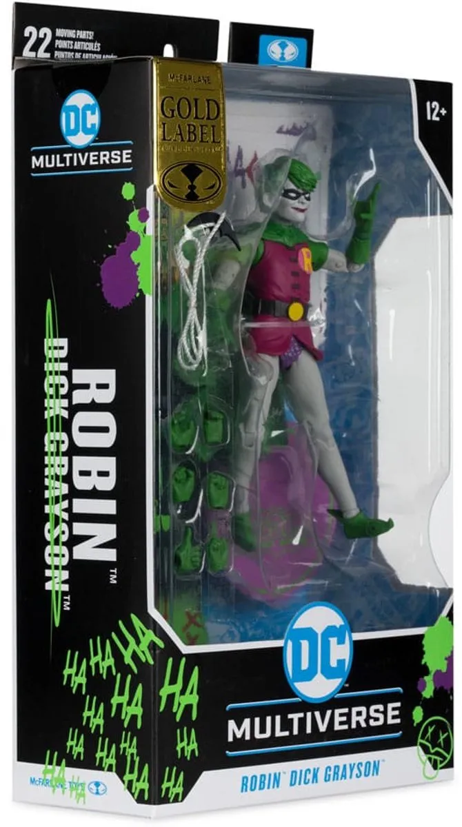 McFarlane Toys DC Multiverse Action Figure Robin (Jokerized) Gold Label MCF17592 - 18cm