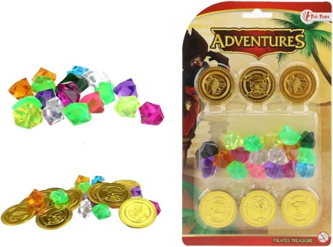Toi-Toys Piratenmunten en Diamanten