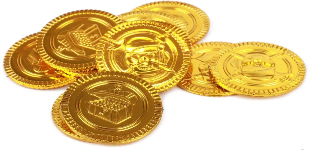 Toi-Toys Piratenmunten en Diamanten - Goud