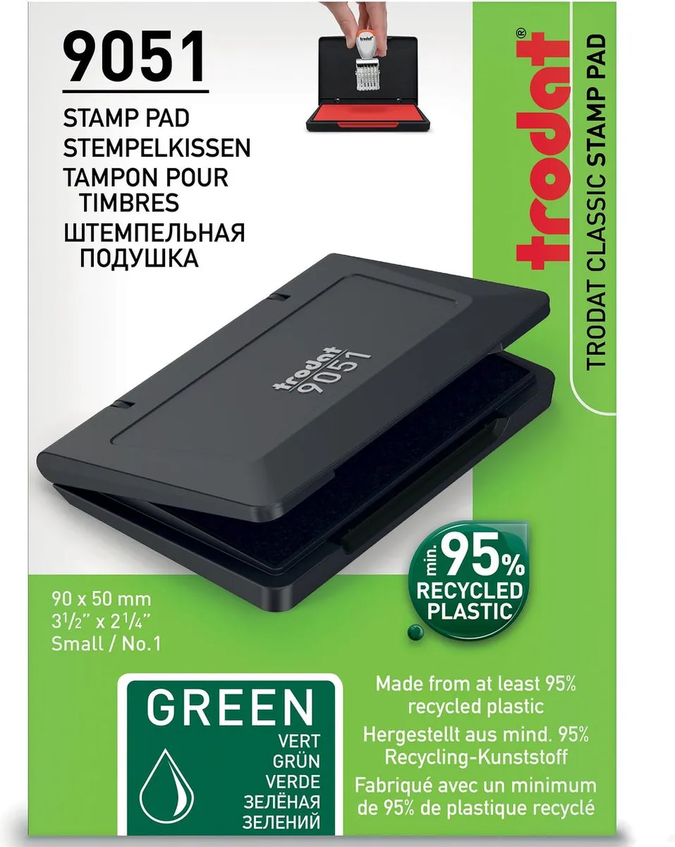Trodat 9051 Inktkussen 90x50mm - Groen