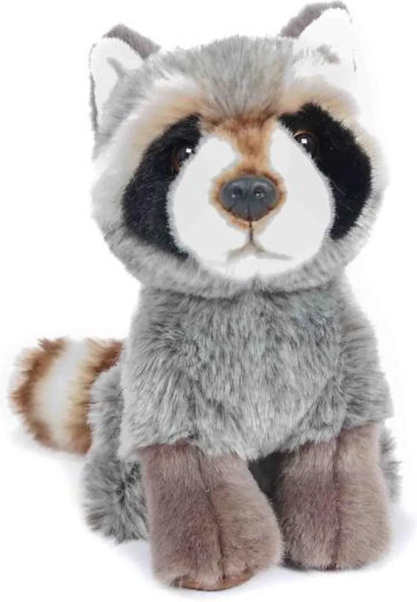 PIA Soft Toys Pluche Wasbeer Knuffel 18cm