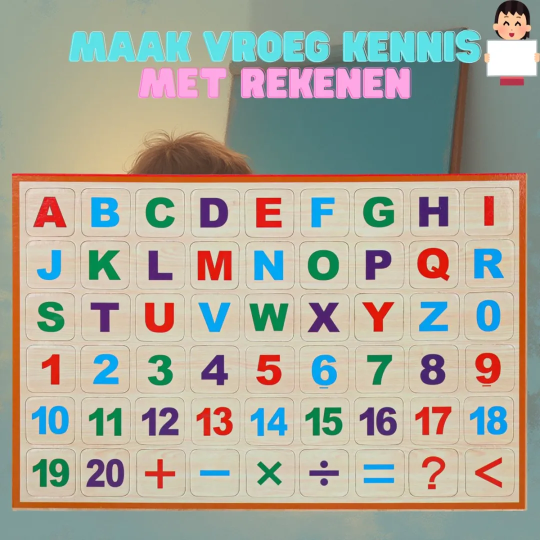EduPlay Dubbelzijdig Schoolbord Kinderbord - Hout