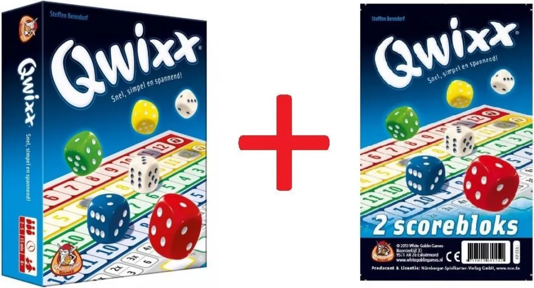 White Goblin Games Qwixx Dobbelspel