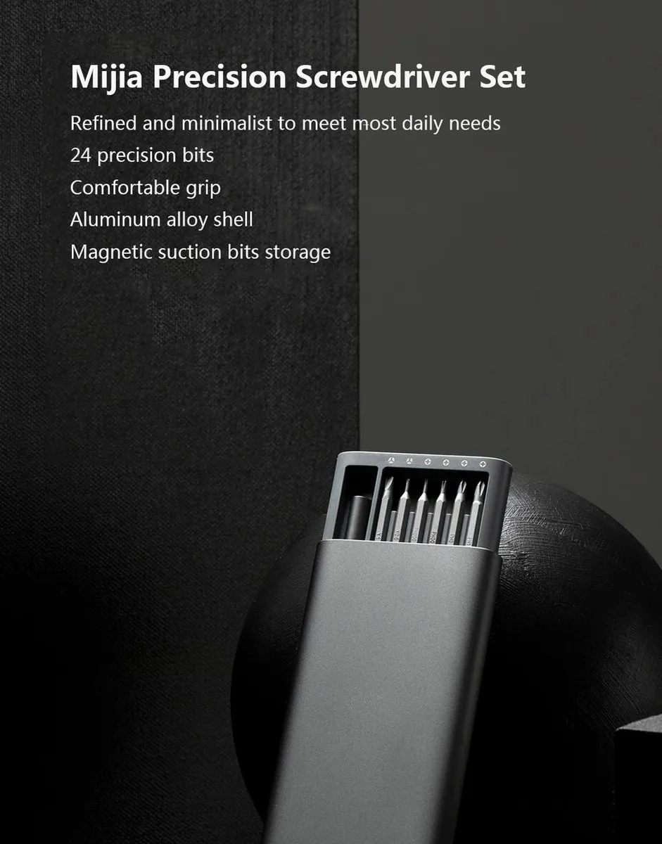Xiaomi Mijia 24 IN 1 Precisie Schroevendraaierset - 24 Stuks