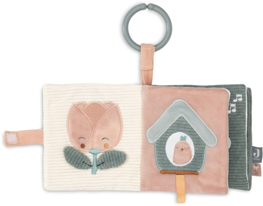 Jollein Baby Activiteitenboekje Lovely Birds - Sensorisch Speelgoed