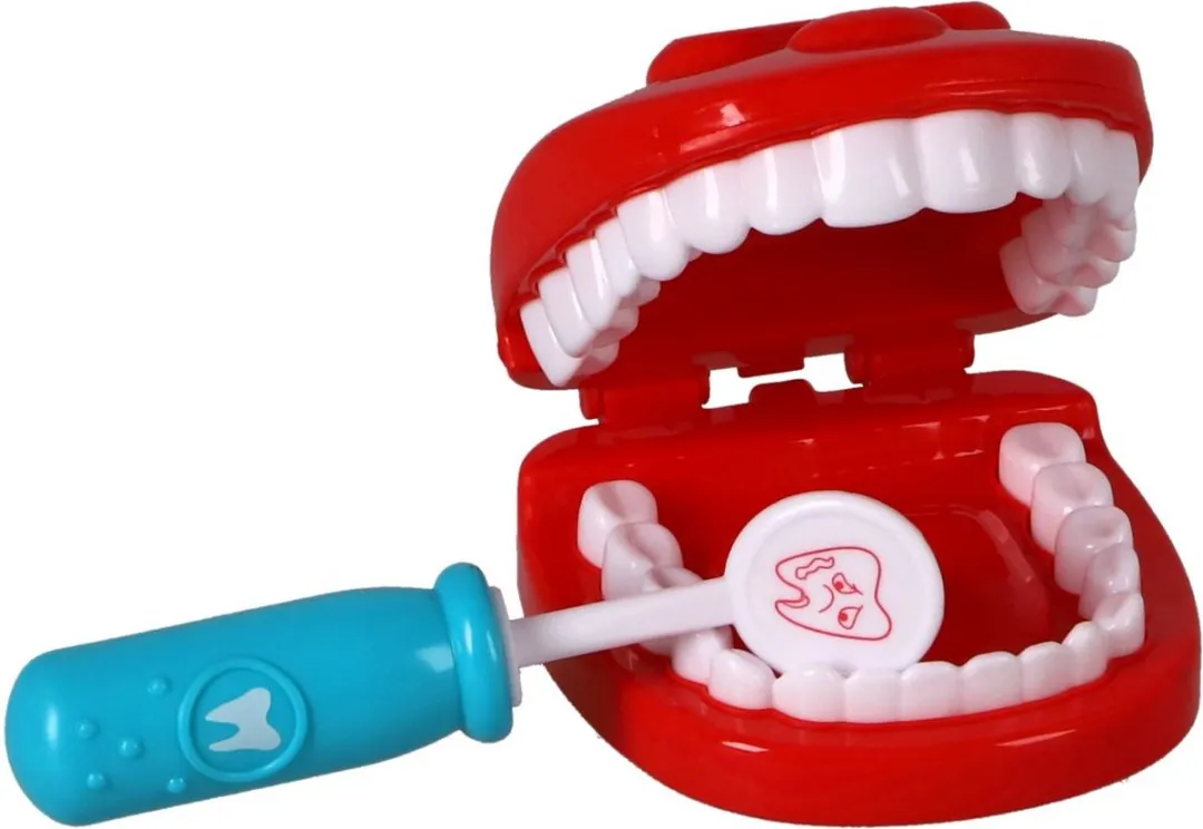 Toi-Toys Tandartskoffer Blauw - 10-delig