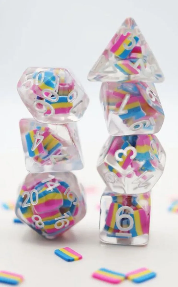 Foam Brain Games Pansexuele Vlag D6 Dozen