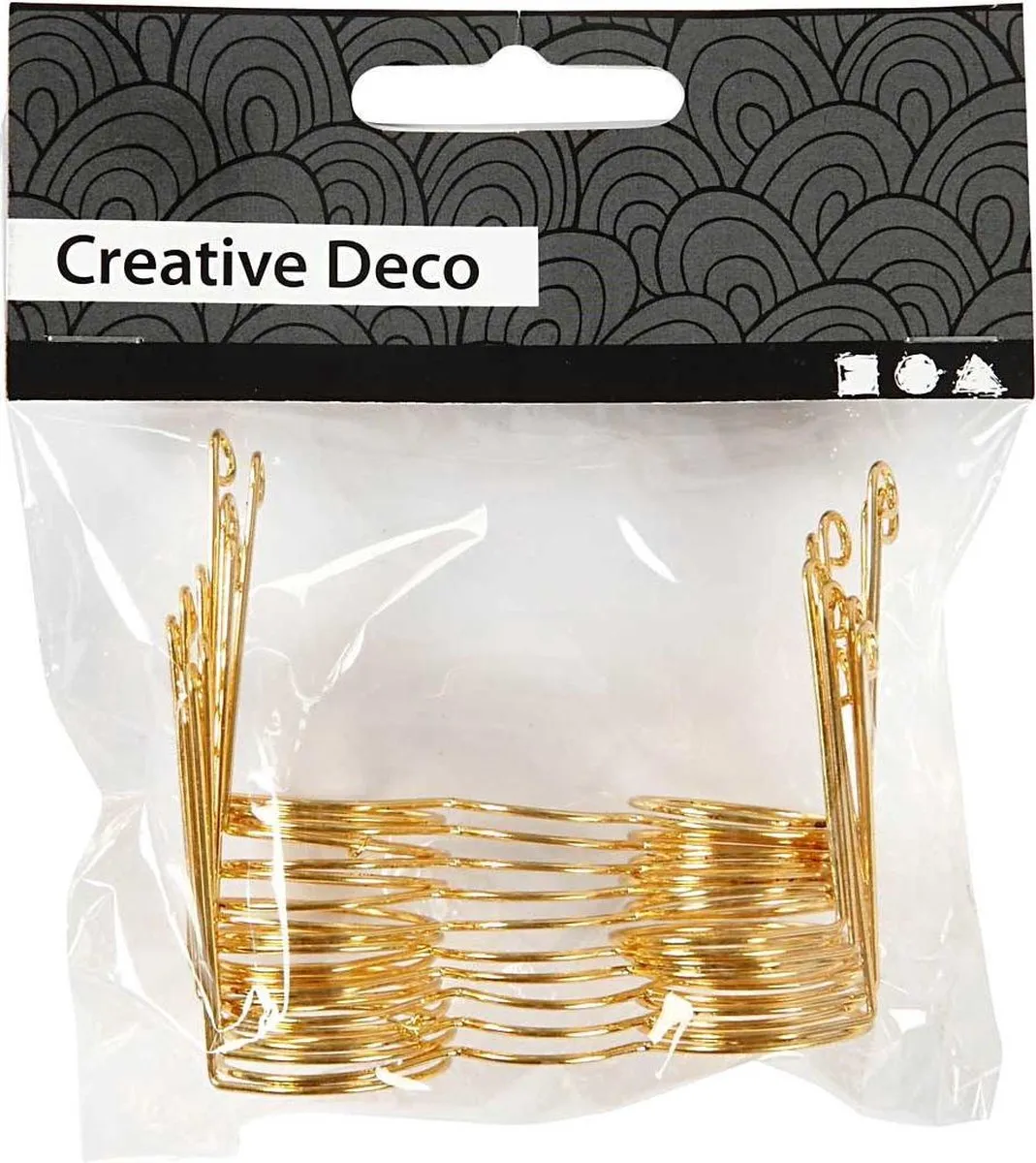 Creativ Company Gouden Bril 60mm - 10 Stuks