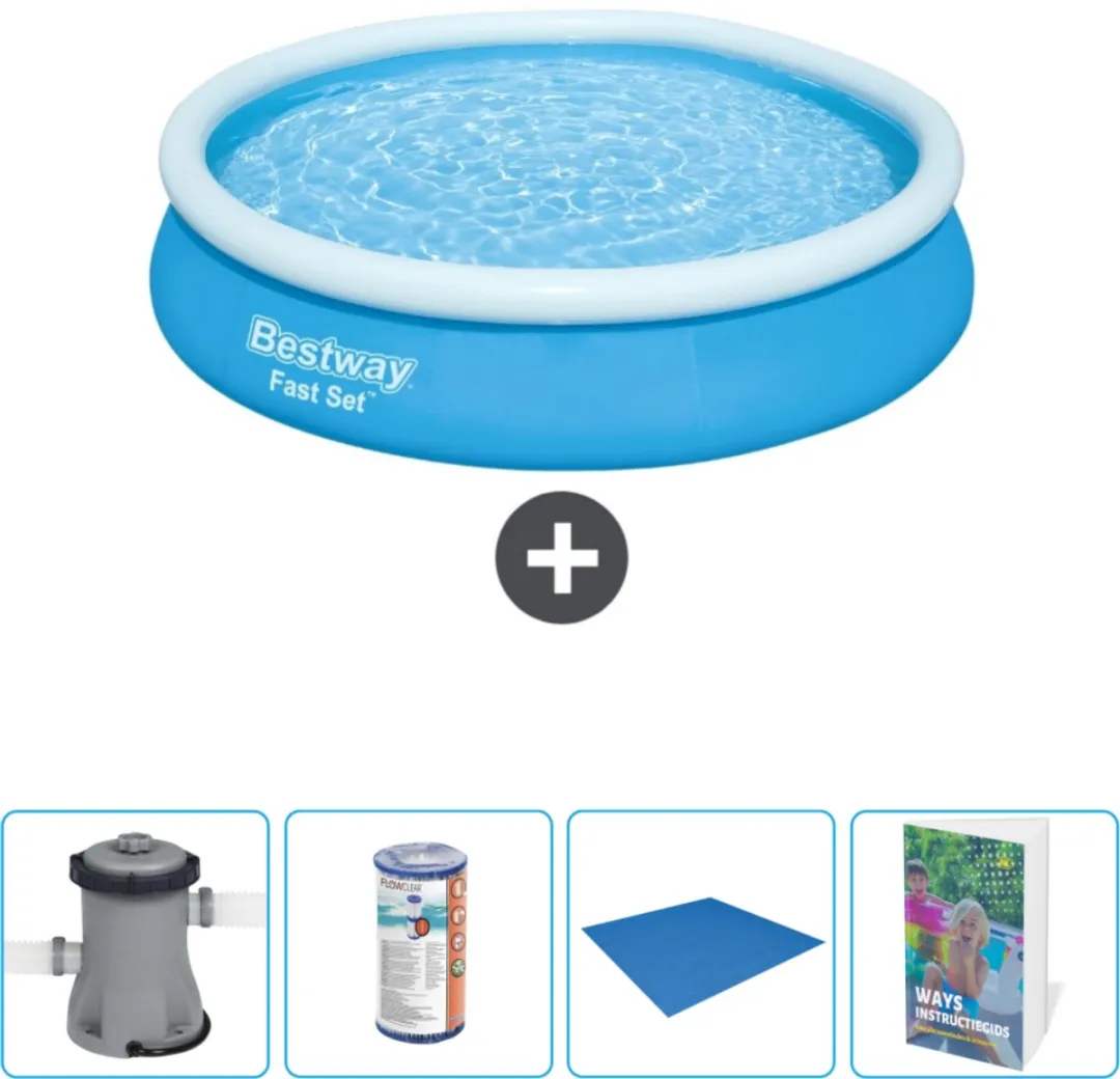 Bestway Fast Set Rond Zwembad 366x76cm