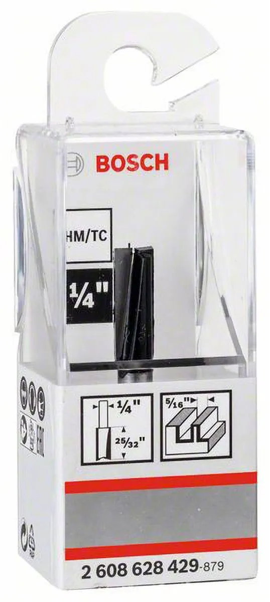 Bosch Sleuvenfrees 1/4" Ø8mm L19,6mm G51mm