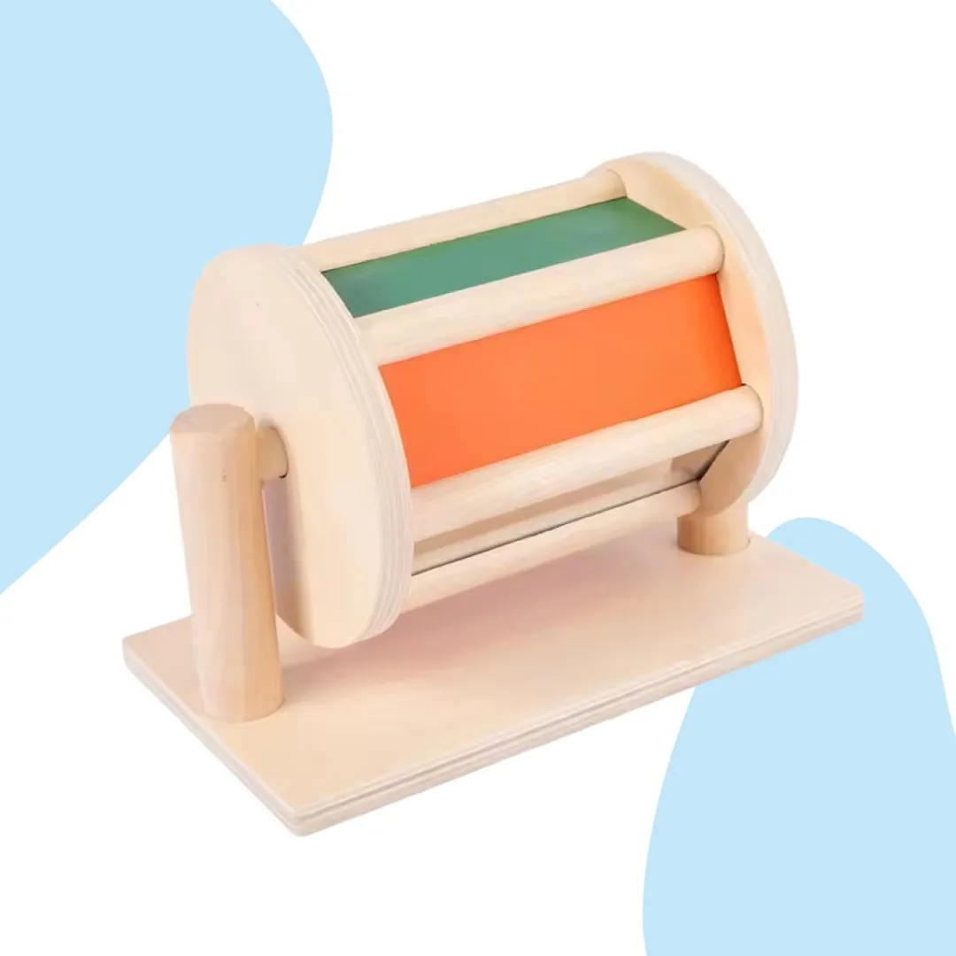 LiasToys Spinning Drum Houten Speelgoed