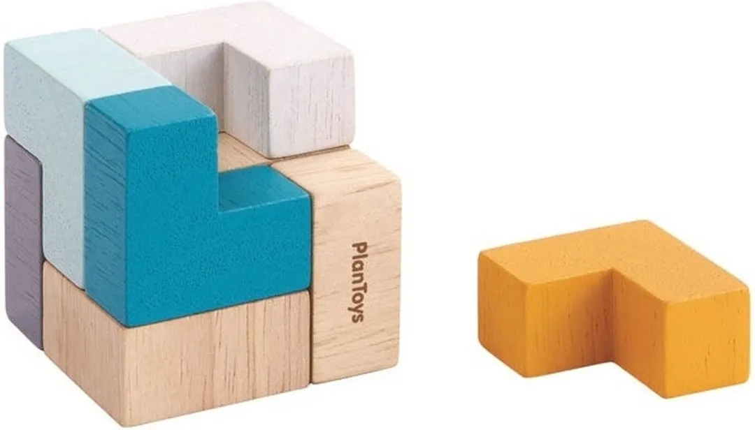Plantoys 3D Puzzelkubus 4134 - Meerkleurig - afbeelding 3 van 3