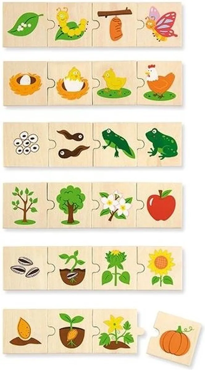 Viga Toys Puzzelklok 30cm