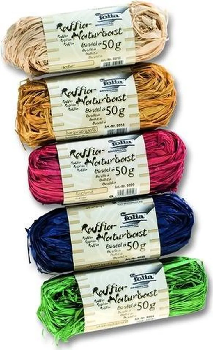 Folia Raffia 5x50g Assorti