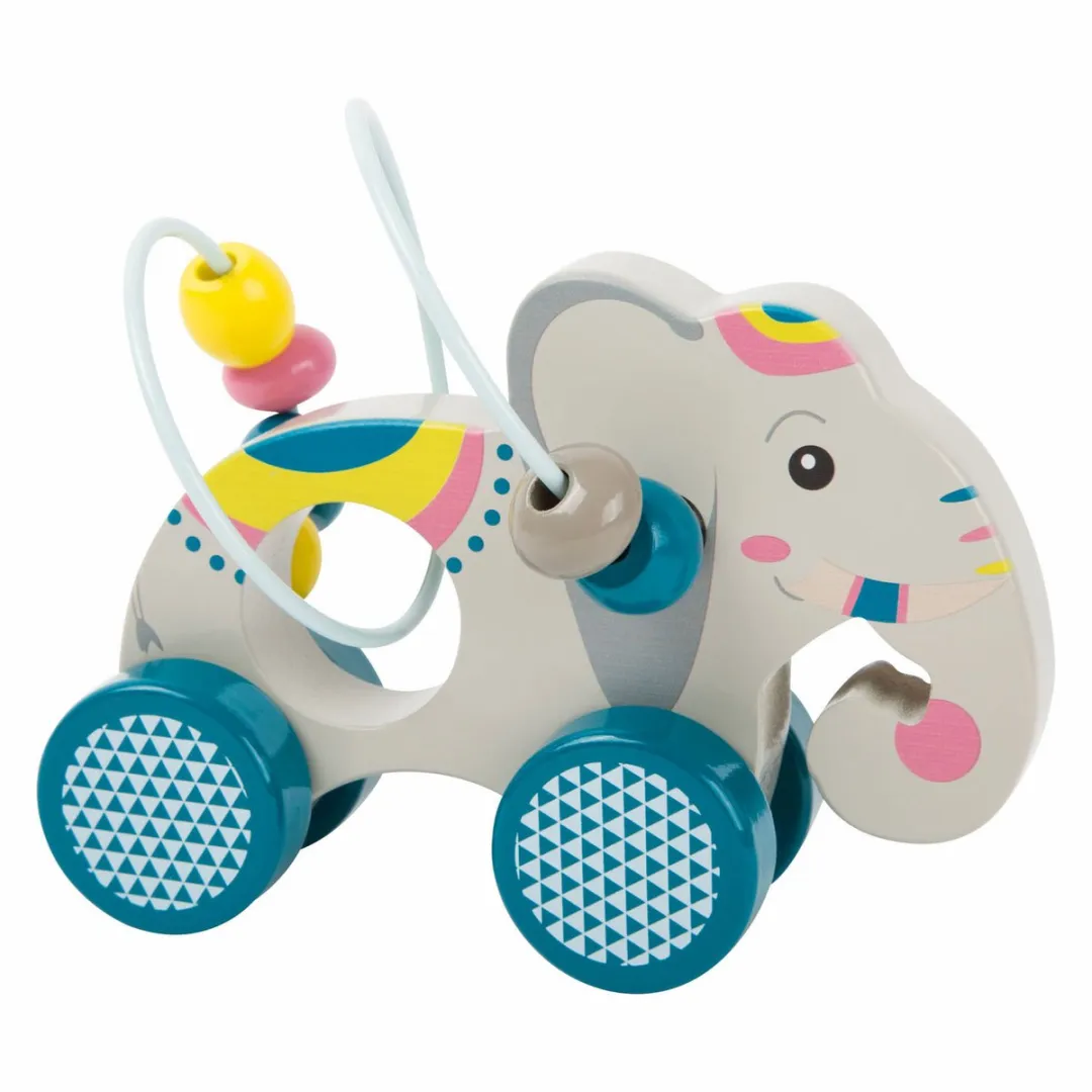 Small Foot Houten Duwfiguur Olifant - Motoriekspiraal