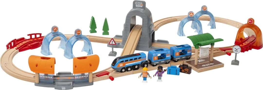BRIO Smart Tech Sound Action Tunnel-reisset 33972 - 37 Onderdelen - Multicolor