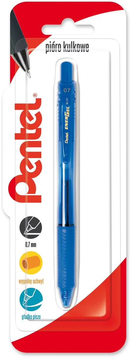 Pentel BL107-C Blauwe Gelpen 0.7mm
