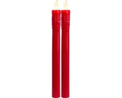 Star Trading LED-kaarsen Rood