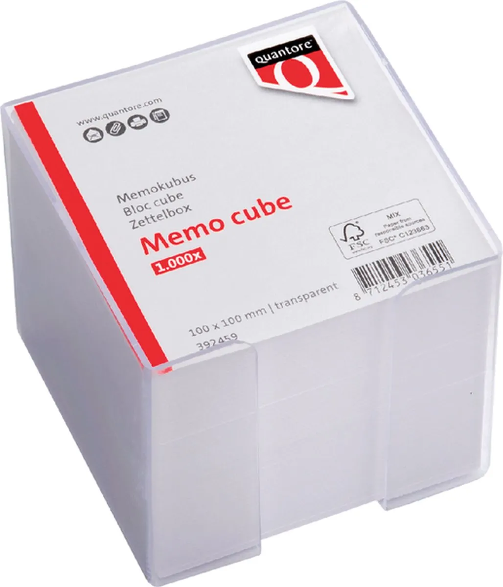 Quantore Memokubus 10x10x9cm