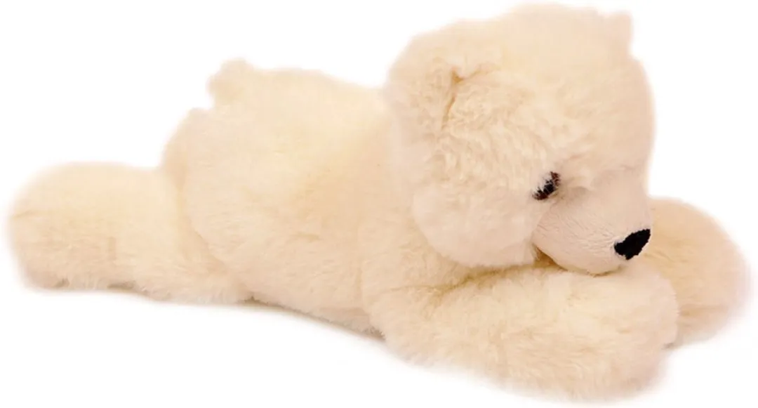 PIA Soft Toys Eco Knuffel IJsbeer Liggend 23cm