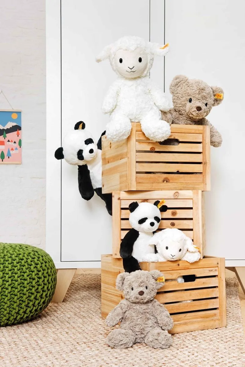 Steiff Honey Teddy Bear 38cm - Lichtgrijs
