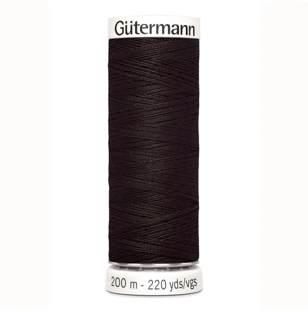 Gutermann Polyester Naaigaren 200m - Bruin