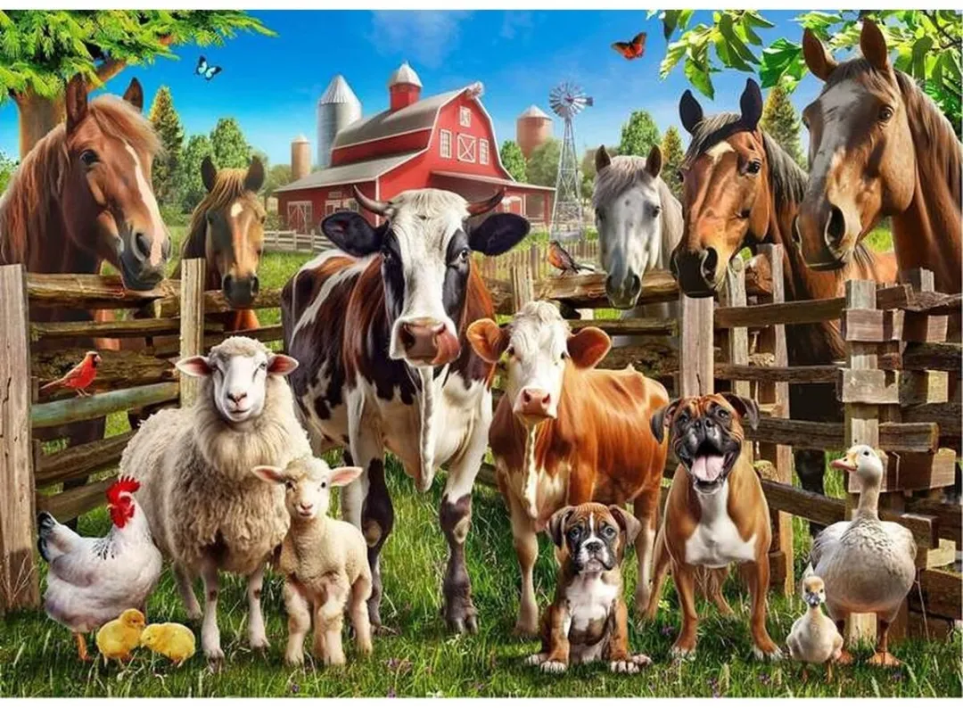 Educa Boerderij Puzzel 500 Stuks Multicolor