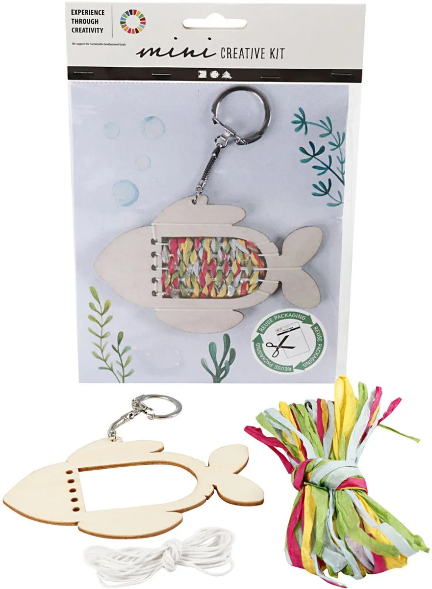 Creativ Company Mini Creative Kit Vis Sleutelhanger