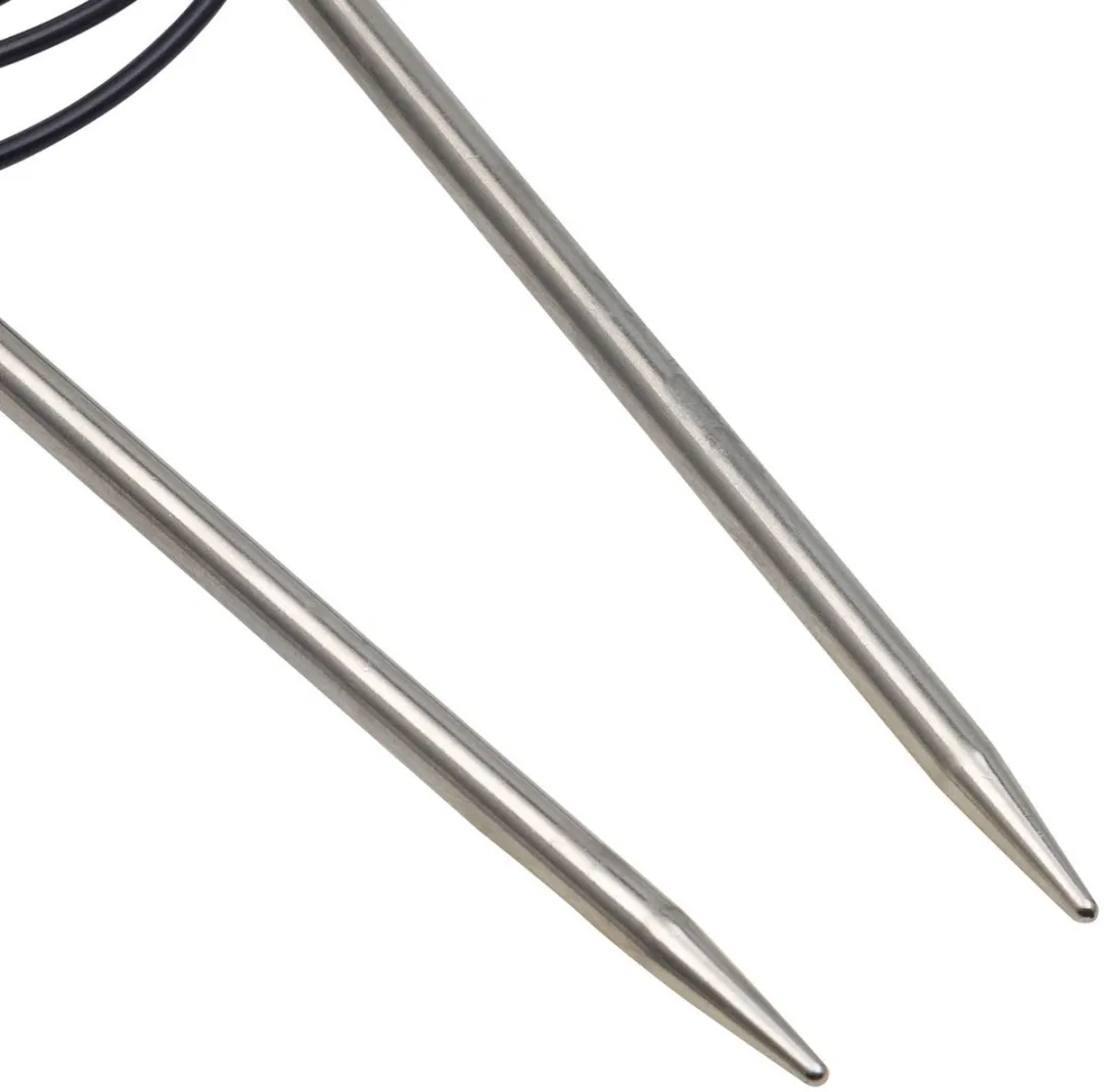 Prym Breinaalden Rond 4,5mm - 100cm - Zilverkleurig