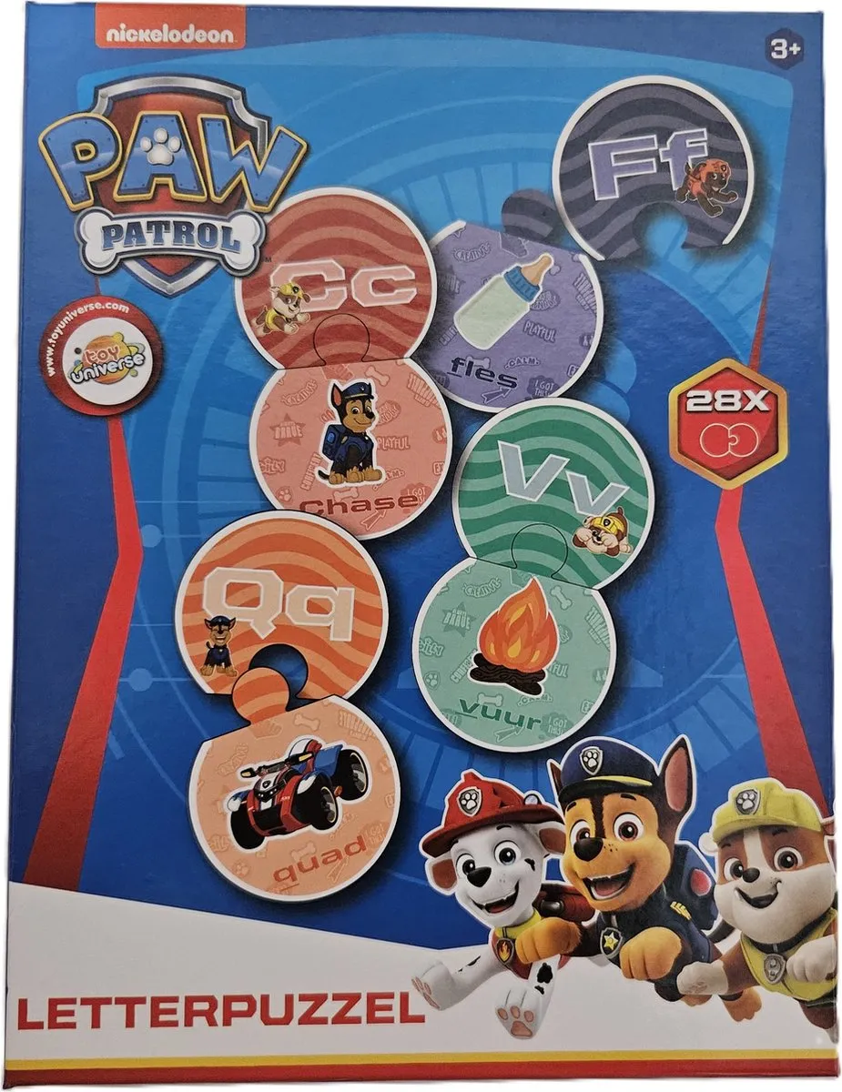 Toy Universe Paw Patrol Letterpuzzel