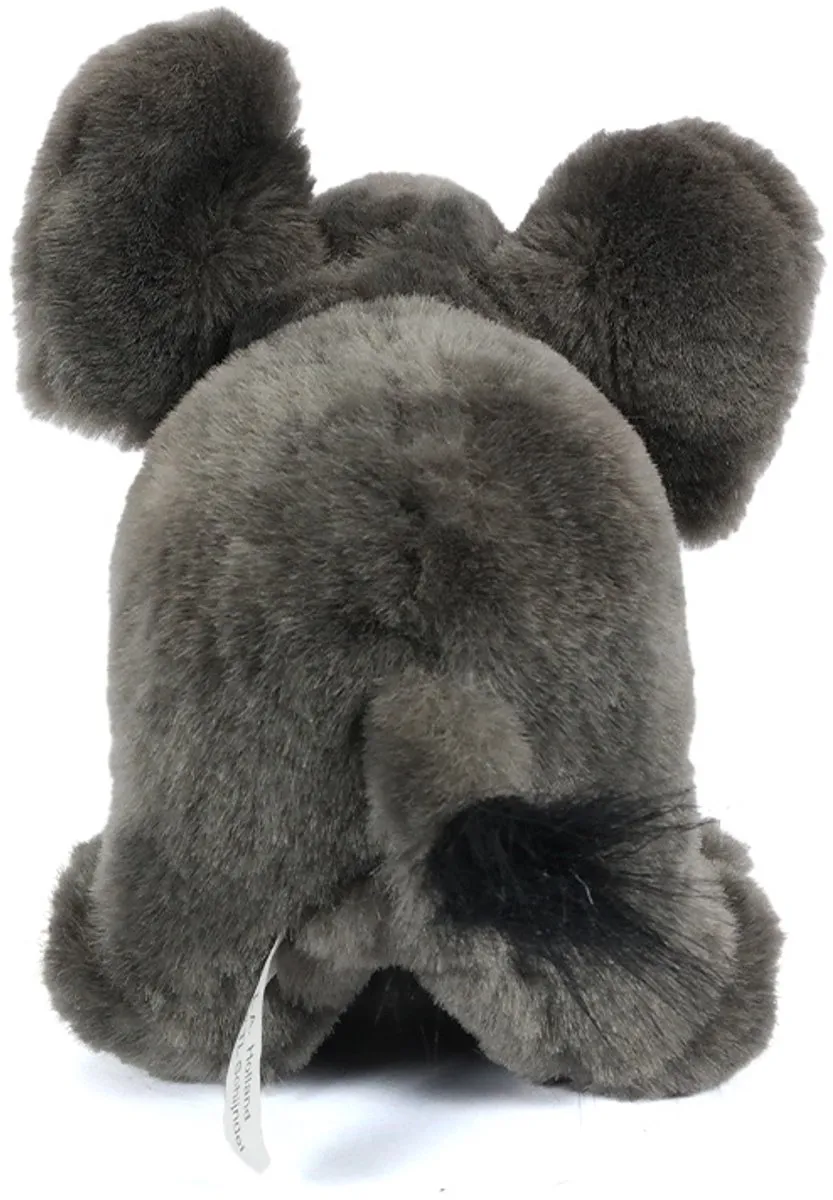 PIA Soft Toys Pluche Olifant - 27 cm - Grijs