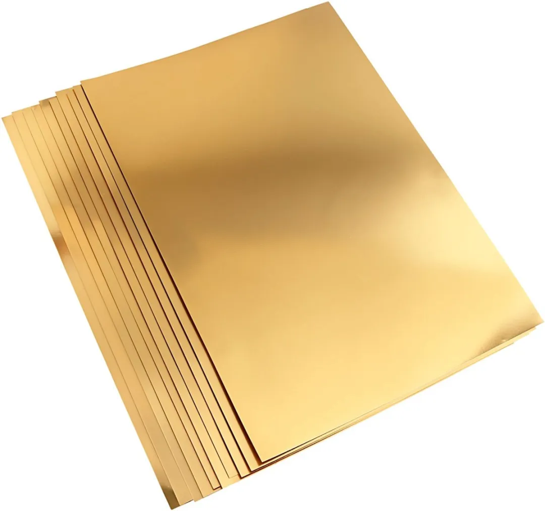 Creativ Company Metallic Foliekarton A2 42x60cm - Goud - 10 Vellen
