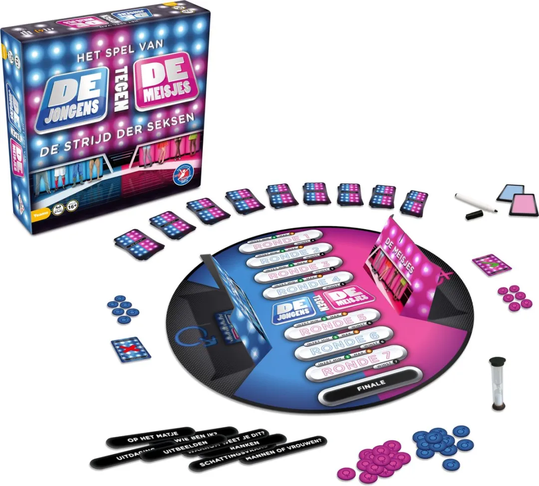 Identity Games Jongens tegen de Meisjes Bordspel - 2-12 Spelers