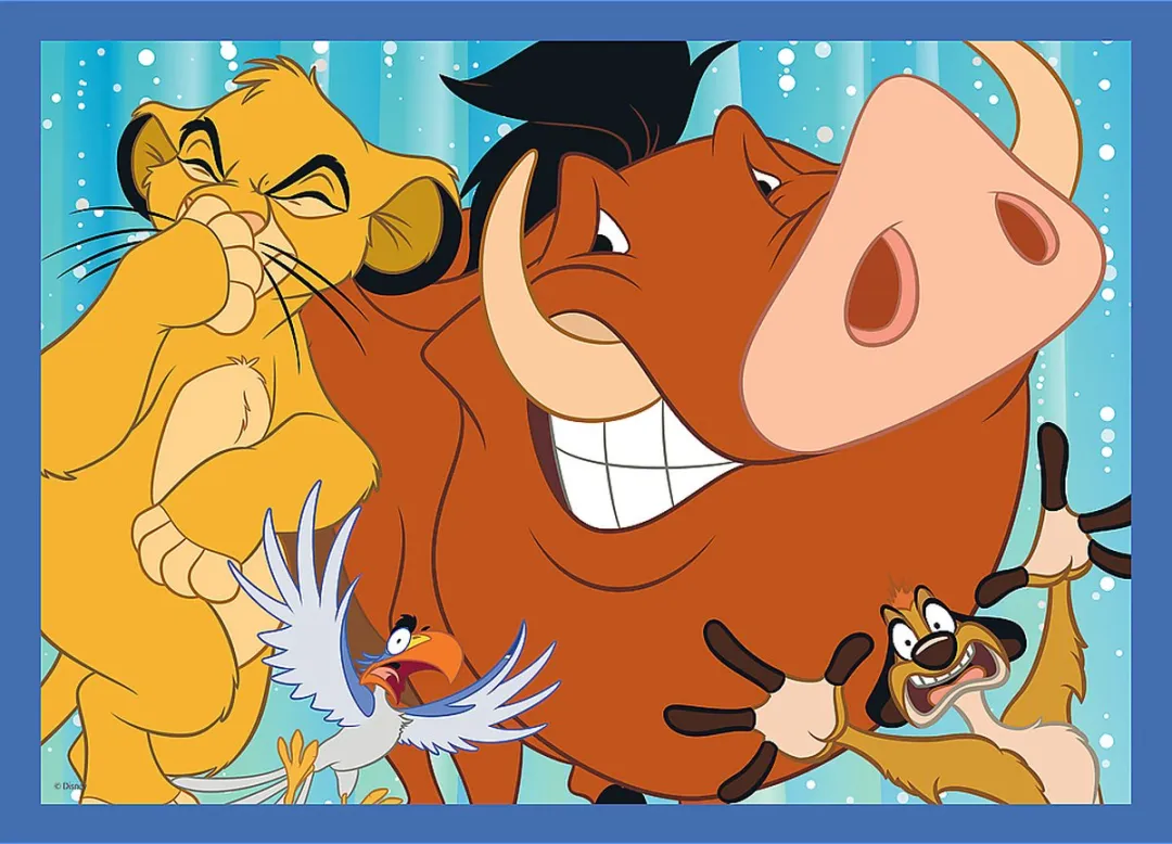 Trefl 4in1M Disney 100 Puzzel - 1000 Stuks - Multicolor