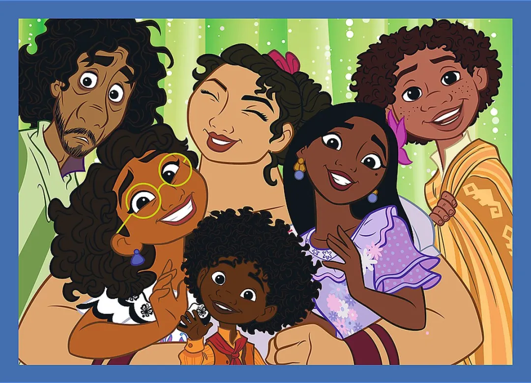 Trefl 4in1M Disney 100 Puzzel - 1000 Stuks - Multicolor